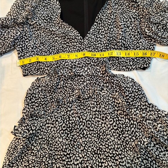 Bardot long sleeve mini dress with cut outs - Picture 11 of 13